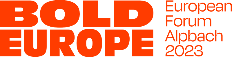 Logo European Forum Alpbach - Bold Europe